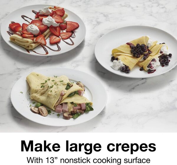 Proctor Silex 38400 Crêpière 1 crêpe Noir, Acier inoxydable