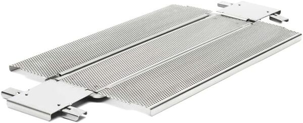 De Buyer - Moule rectangulaire GEOFORME dépliable à charnières en inox perforé - 35 x 7 x 7,5 cm -, Gris