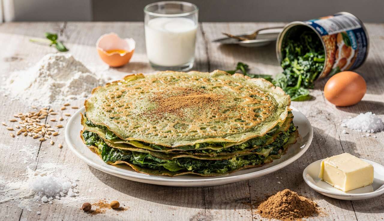 Crêpes Suédoises aux Épinards : spenatplättar Savoureuses
