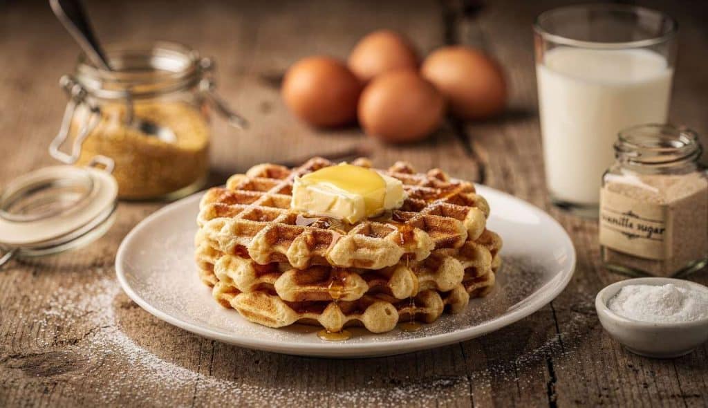 Recette de gaufres savoureuses de Cyril Lignac