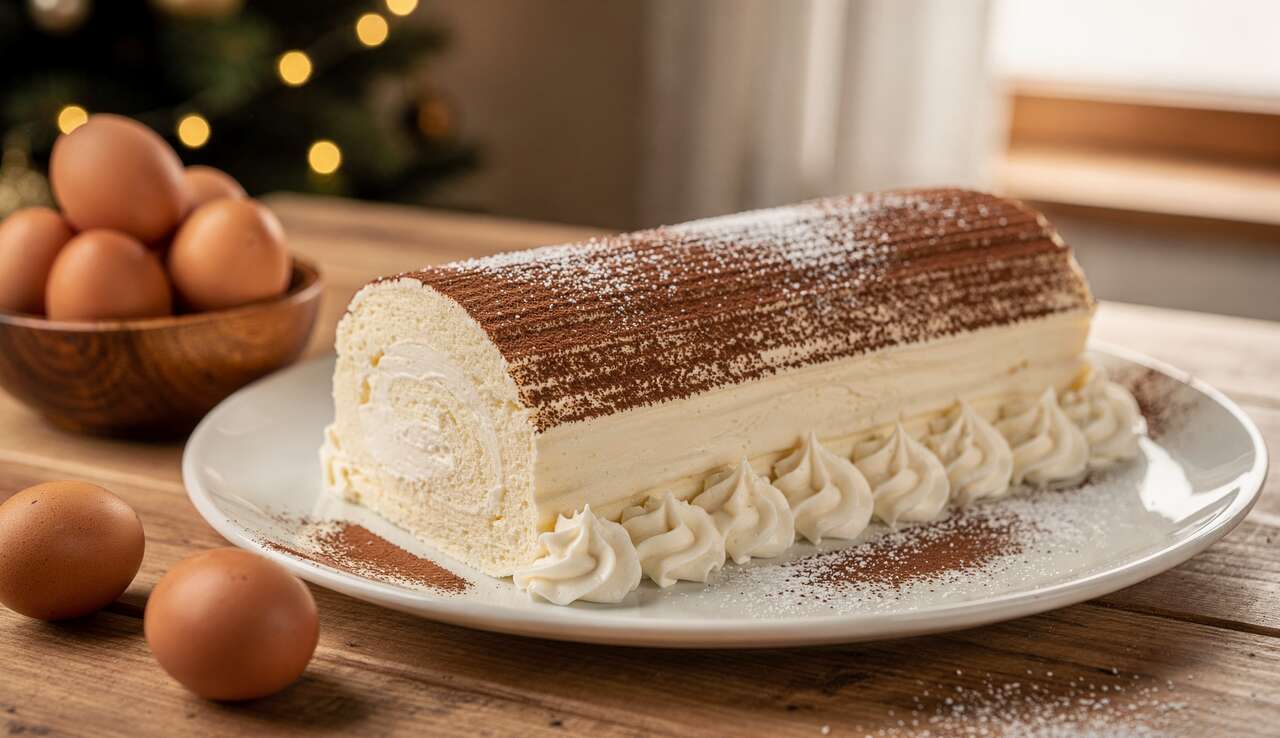 Bûche de Noël légère : recette facile et gourmande