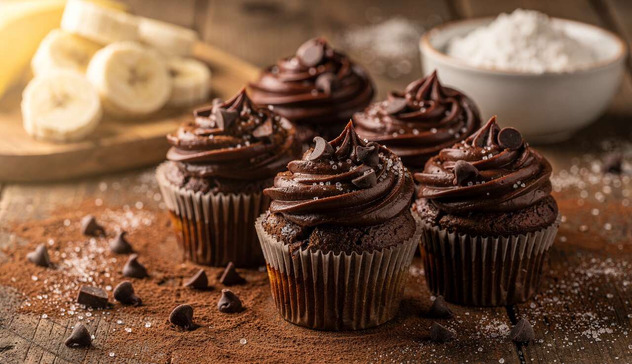 Recette de cupcakes banane chocolat : un délice gourmand