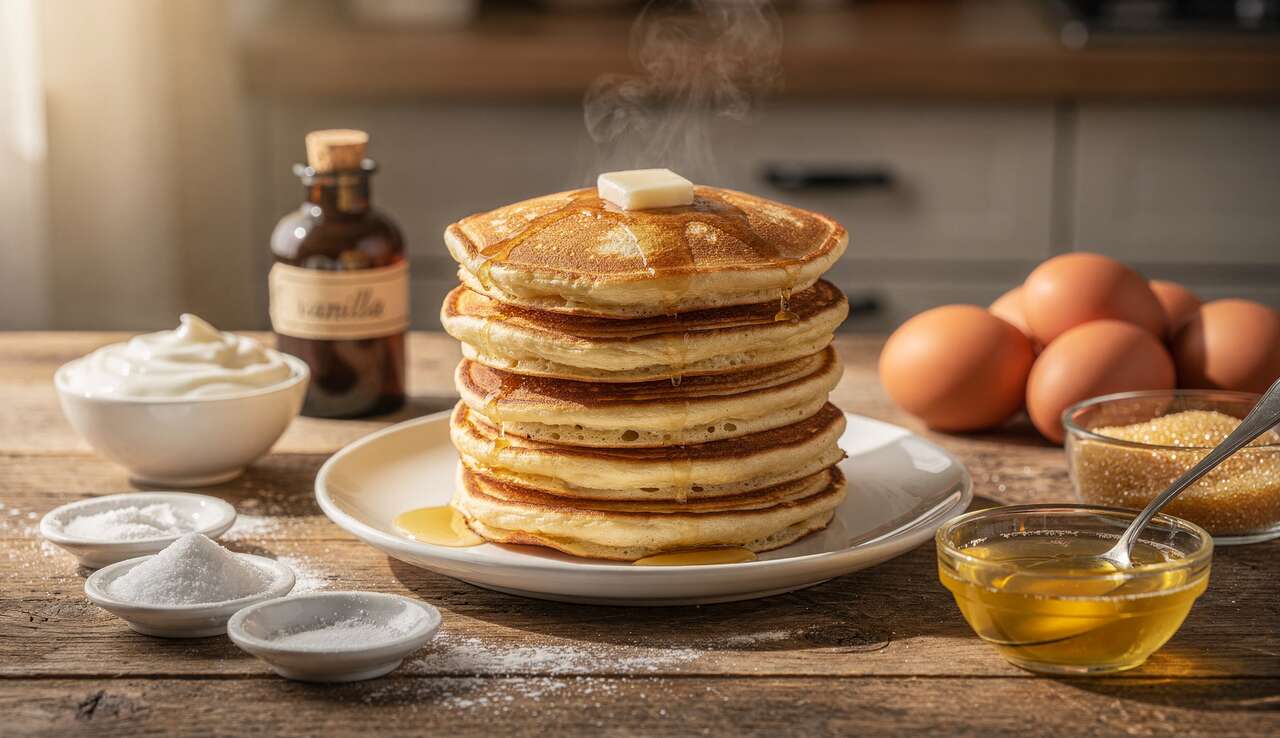 Recette de Pancakes au Yaourt : délicieux et Moelleux