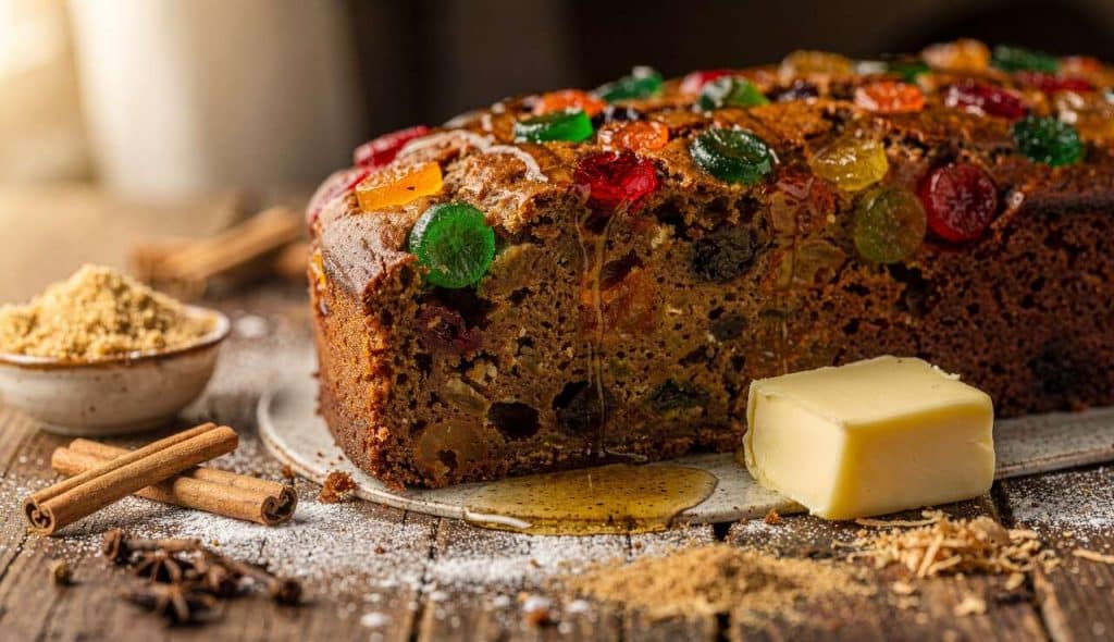 Gâteau de Noël moelleux : recette aux fruits et épices
