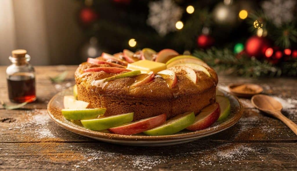 Gâteau moelleux aux pommes pour Noël avec Airfryer