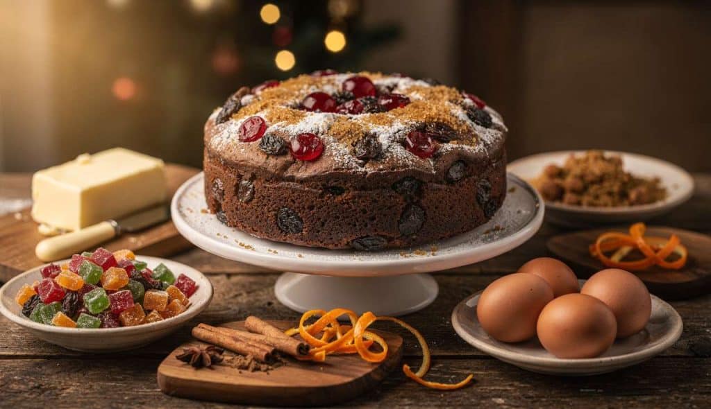 Recette de Christmas Cake : gâteau de Noël anglais pas cher