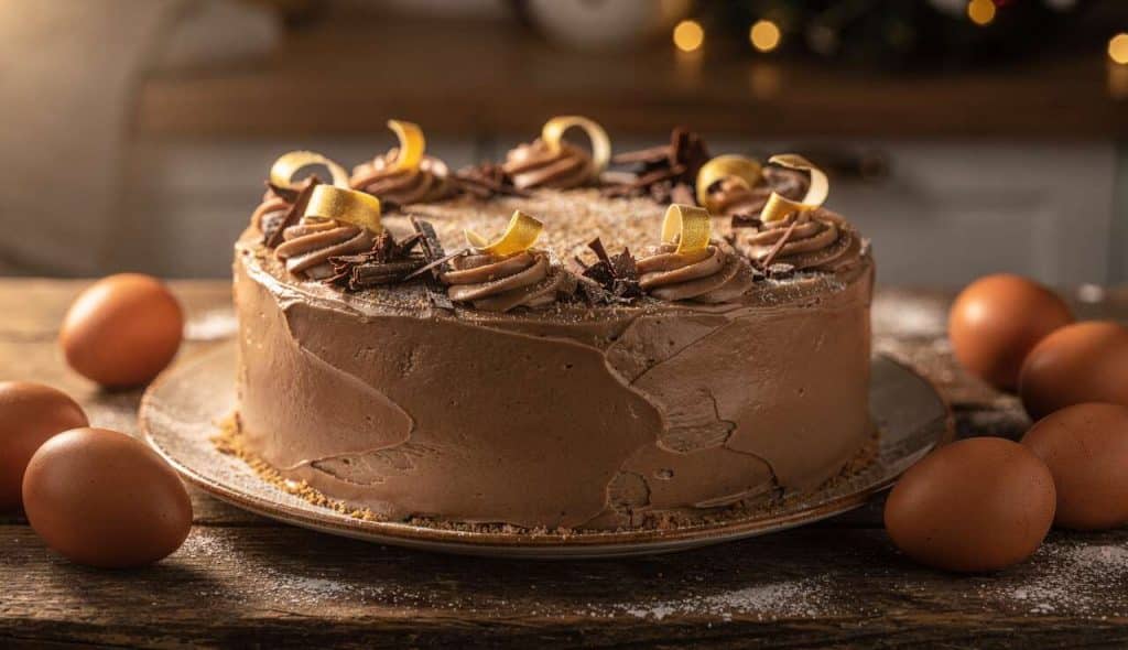 Gâteau de Noël à la crème de marrons : recette festive et gourmande
