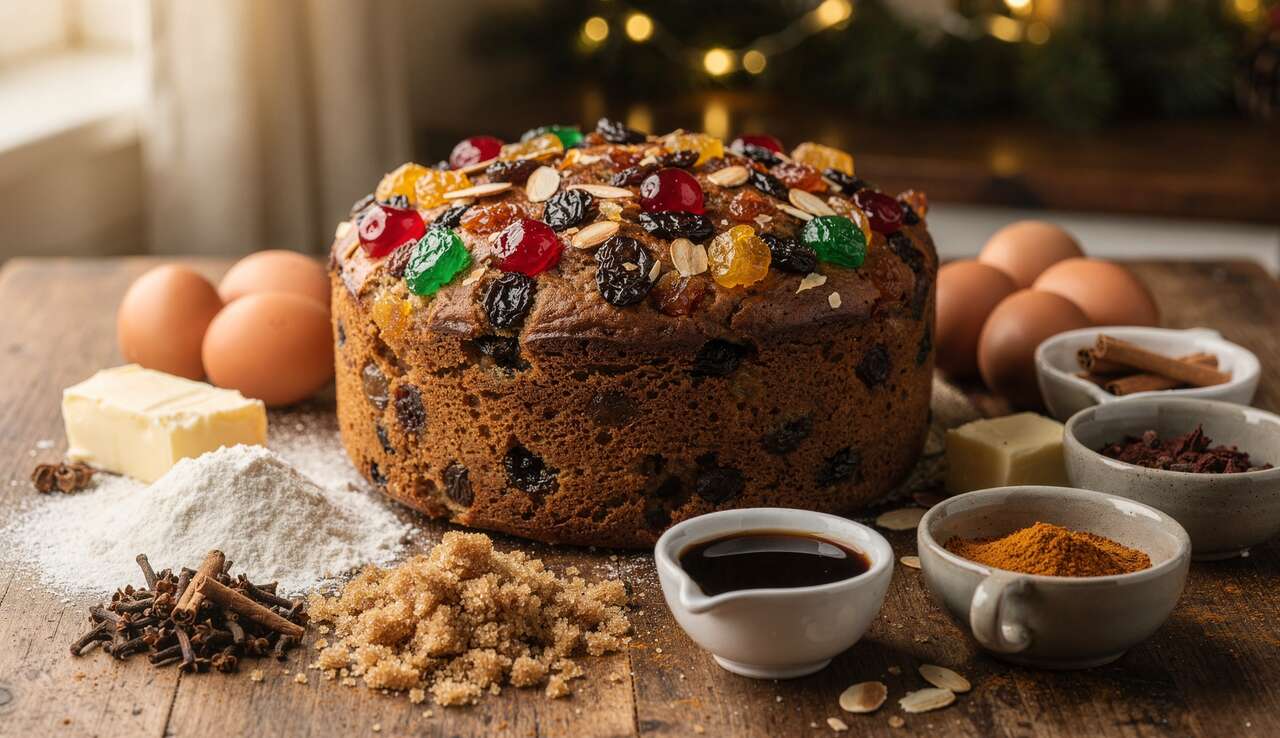 Gâteau de Noël anglais : recette facile du Christmas Cake