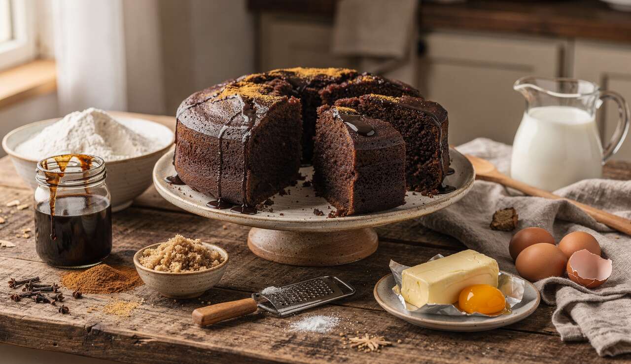 Gâteau d'épices à la mélasse : recette gourmande et parfumée