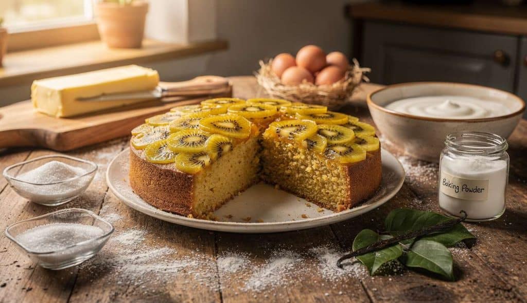 Gâteau au kiwi Zespri SunGold : recette savoureuse et fruitée