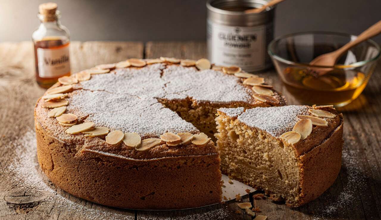 Gâteau aux amandes sans gluten et sans lactose : une recette gourmande