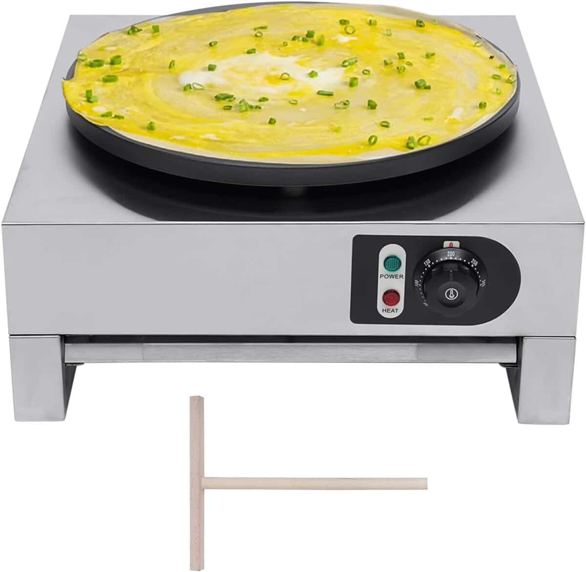 Test de la crêpière vinnyooc 40 cm avec thermostat intégré