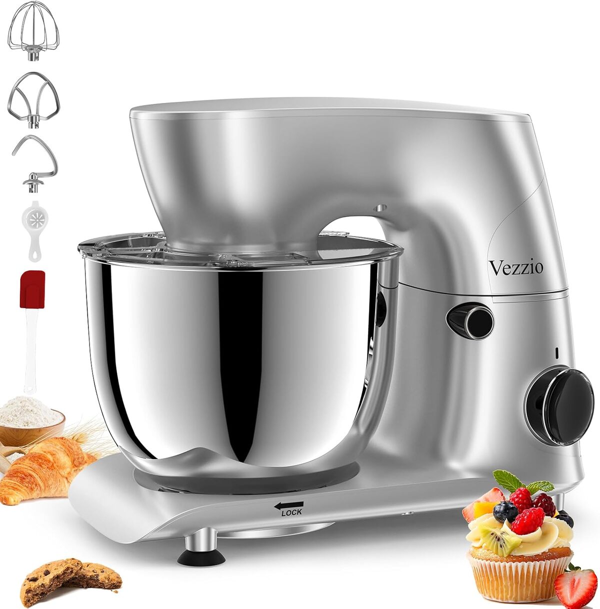 Test du batteur Vezzio 5.5 Qt : performance et polyvalence en cuisine
