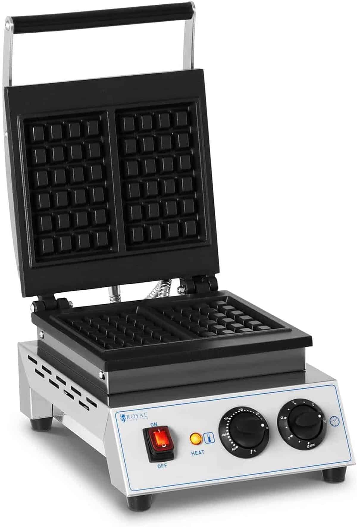 Test du gaufrier carré belge double de Royal Catering (RC-WMS01)