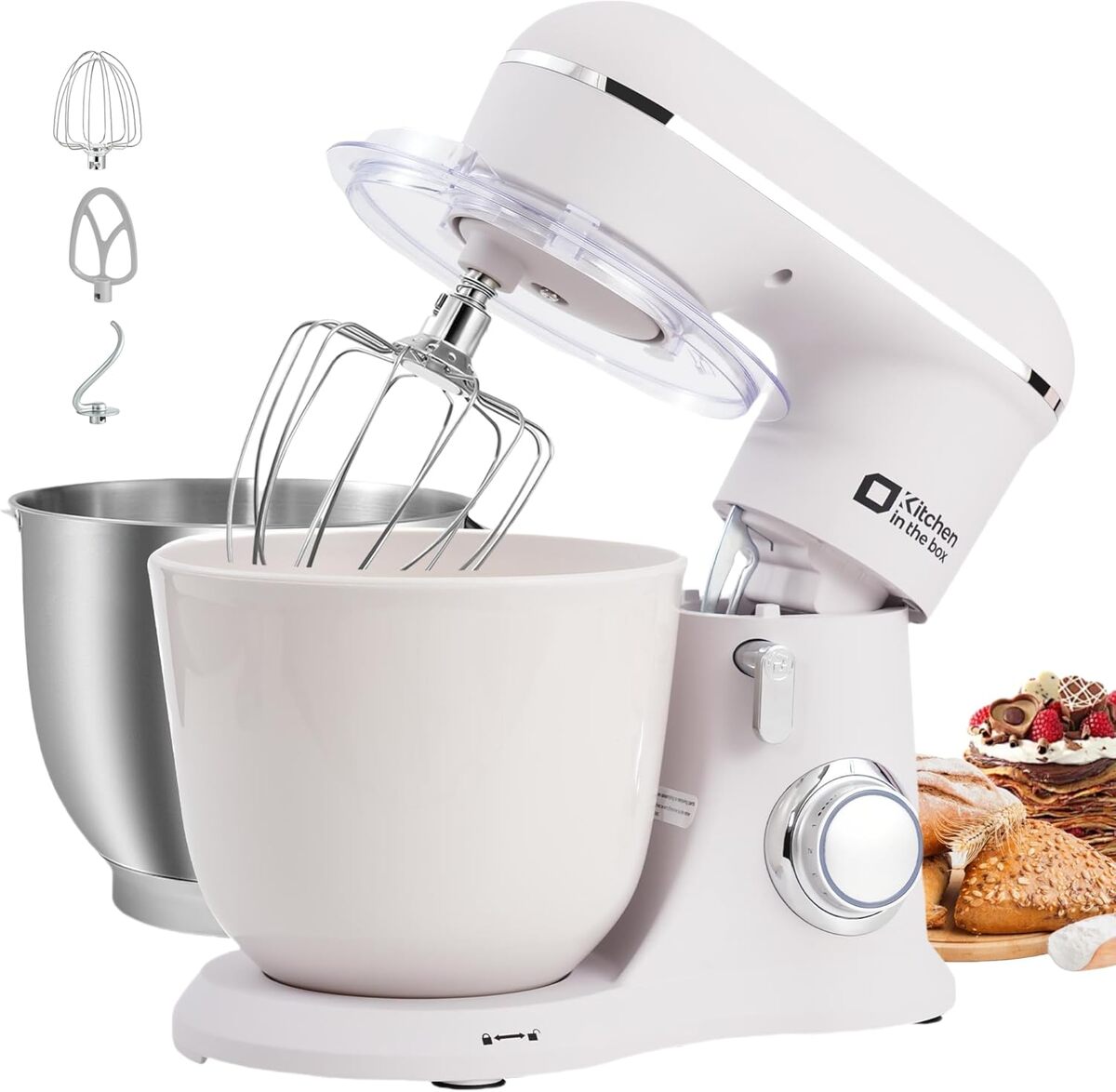 Test du robot pâtissier Kitchen in the box 1300W : performance culinaire