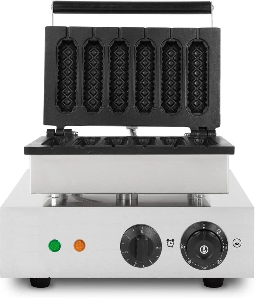 Test : gaufrier VERTES 1550 W, 6 gaufres en même temps