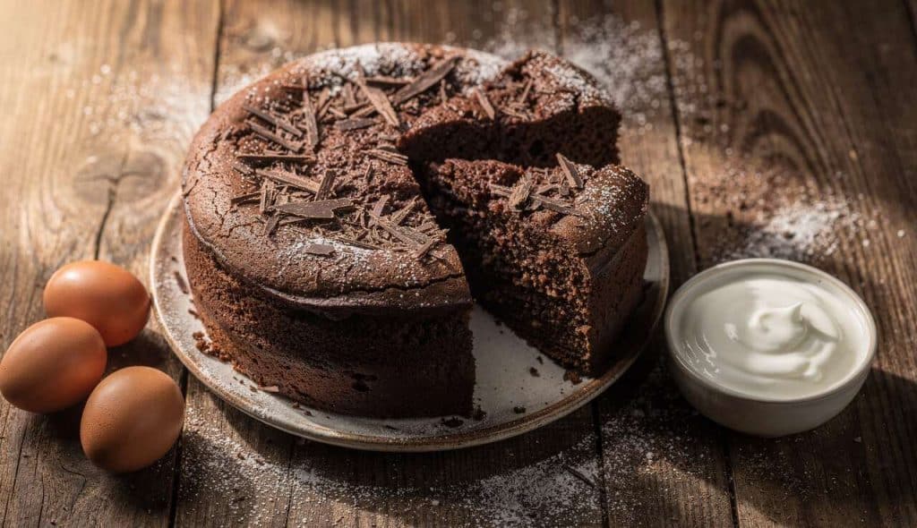 Gâteau au yaourt et chocolat : recette facile et gourmande