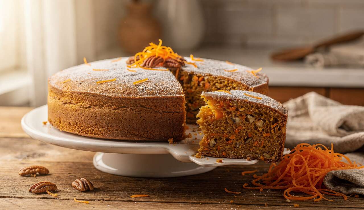 Gâteau aux carottes simple : recette facile et savoureuse