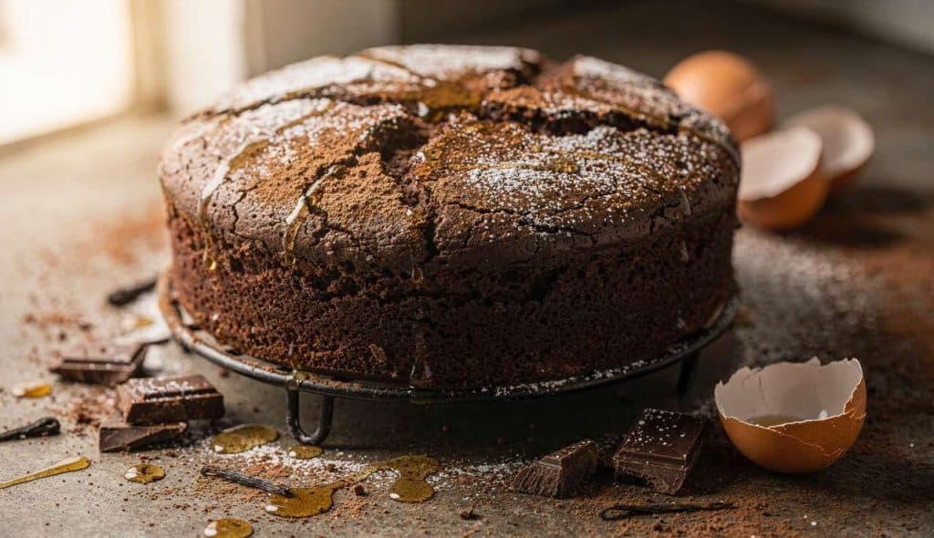 Gâteau au chocolat sans beurre à l'airfryer : recette légère et gourmande