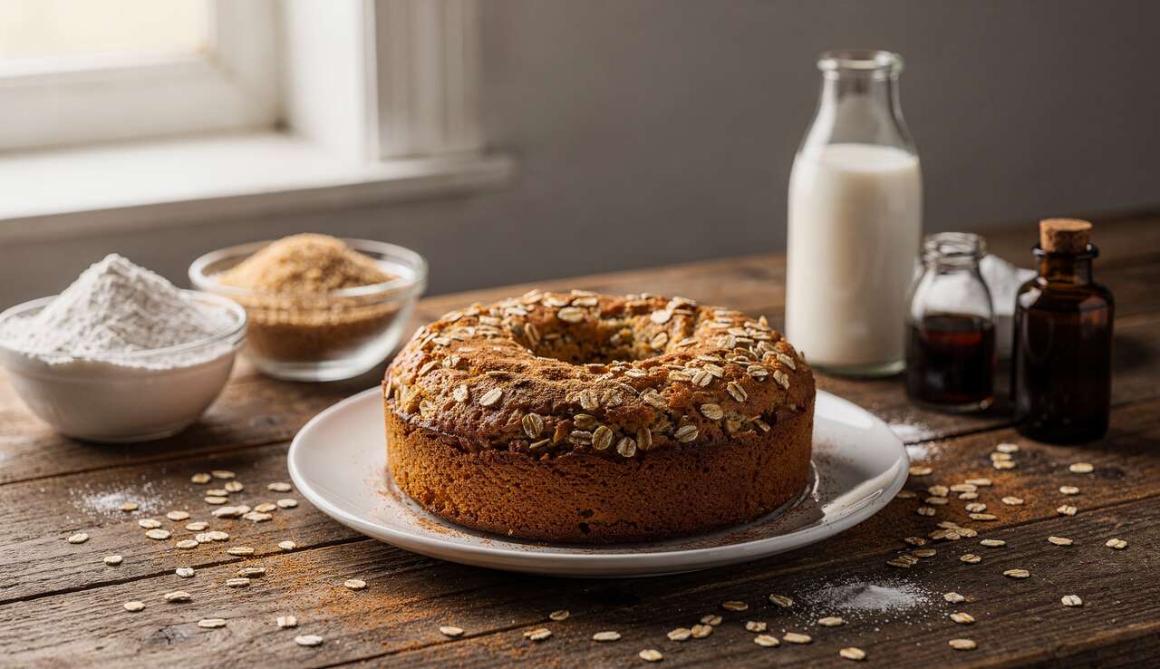 Gâteau au flocon d'avoine : recette facile et délicieuse
