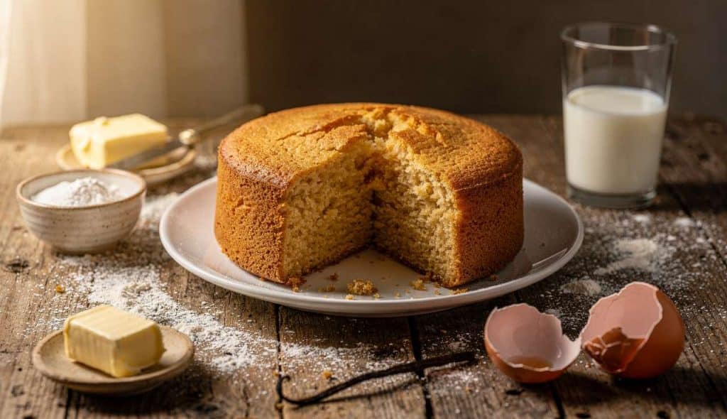 Gâteau nature : recette facile et rapide