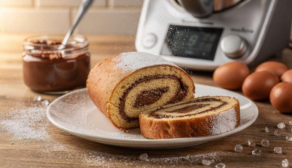 Gâteau roulé au Nutella avec Monsieur Cuisine : recette facile