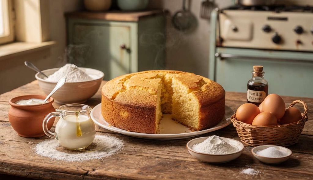 Gâteau au yaourt traditionnel : recette de grand-mère