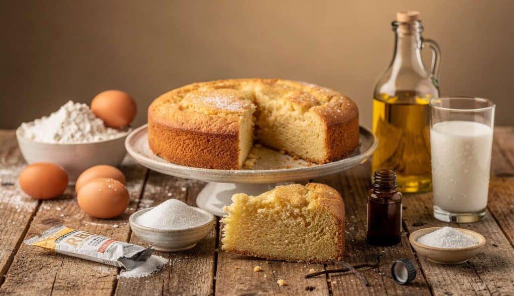 Gâteau nature moelleux à préparer à l'avance : recette facile et rapide