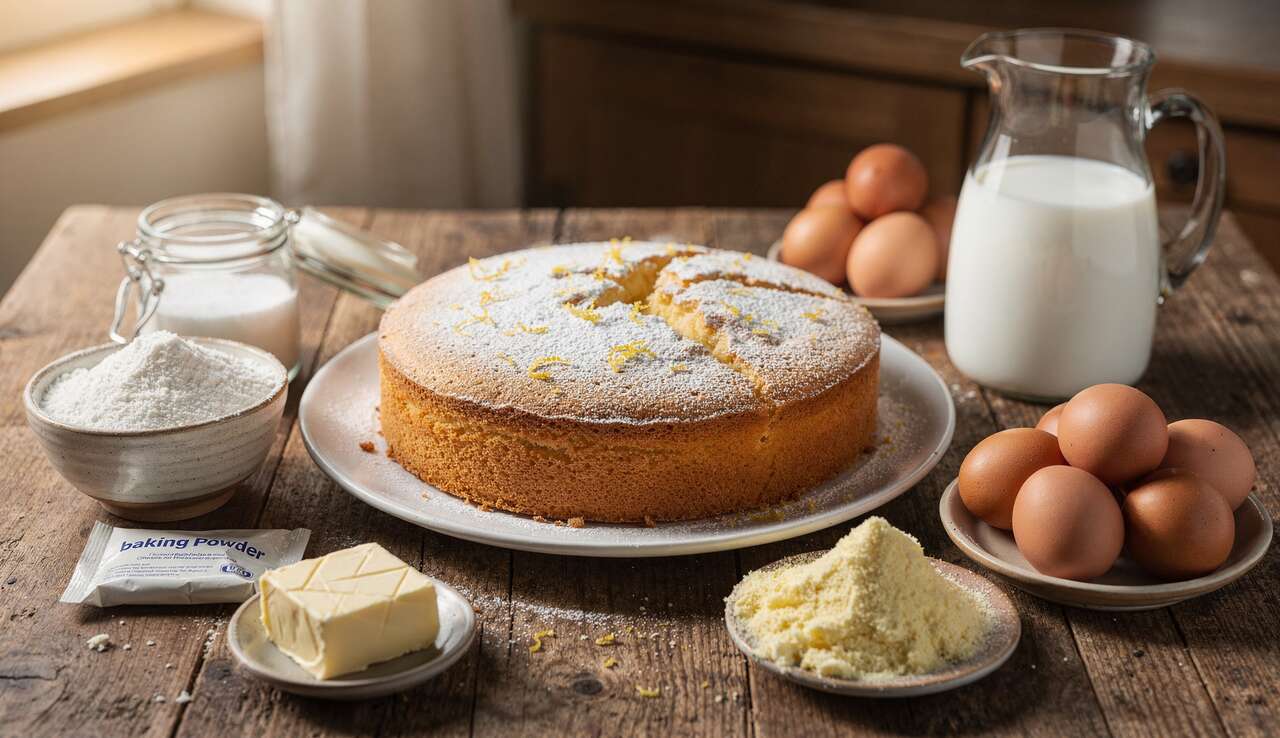 Gâteau au citron économique en 20 min : recette facile