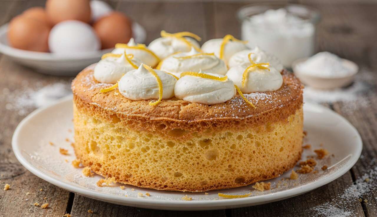 Gâteau génoise au fromage blanc : recette facile et savoureuse