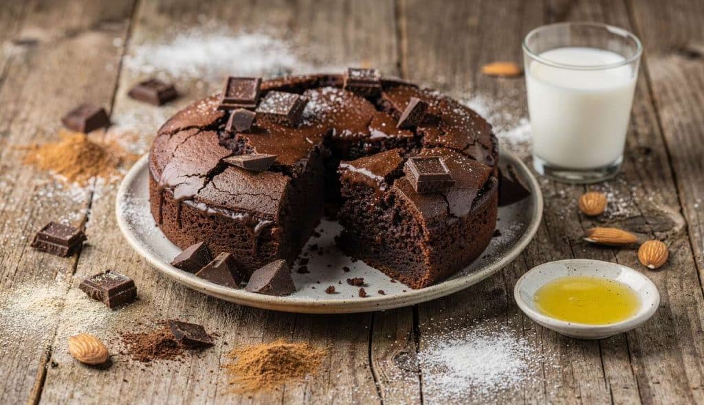 Gâteau au chocolat sans œufs au Thermomix : recette facile et délicieuse