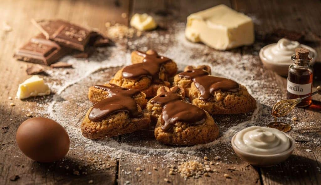 Recette de biscuits lapins à la ganache Dulcey