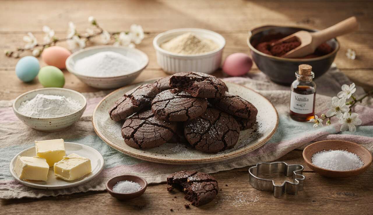 Recette de Biscuits Sablés Chocolat pour Pâques