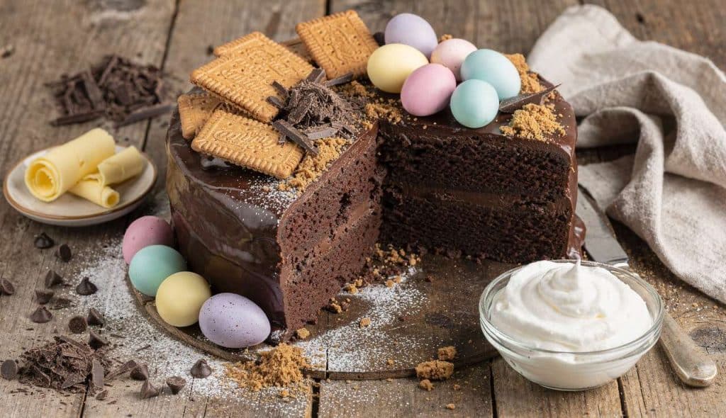Gâteau de Pâques au Chocolat : recette Sans Cuisson