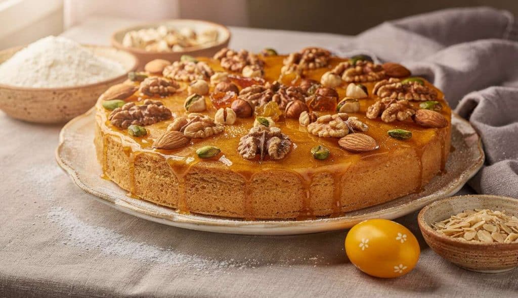 Mazurek de Pâques : gâteau polonais aux fruits secs