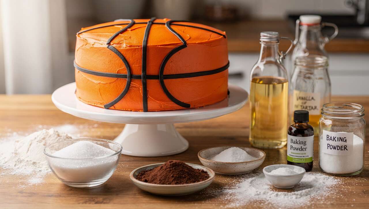 Gâteau ballon de basket : recette gourmande et originale