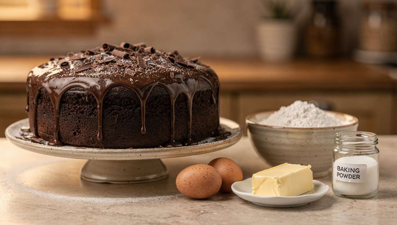 Gâteau simple au chocolat à l'Airfryer : recette facile et rapide