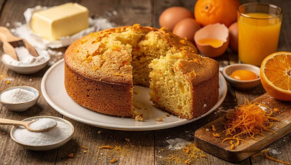 Gâteau à l'orange : recette facile et rapide