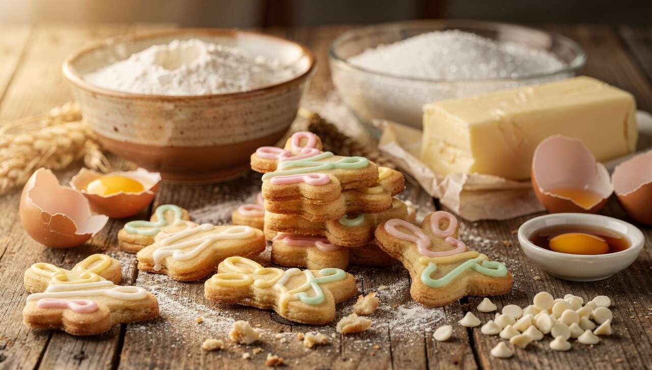 Recette de biscuits tartelettes lapins pour Pâques