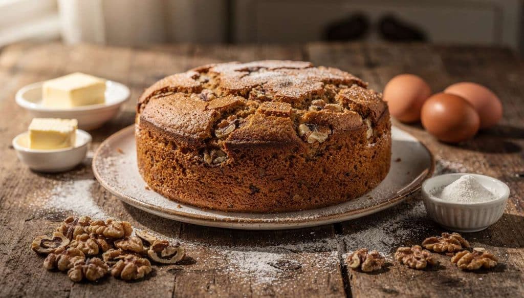 Gâteau aux noix : recette longue conservation