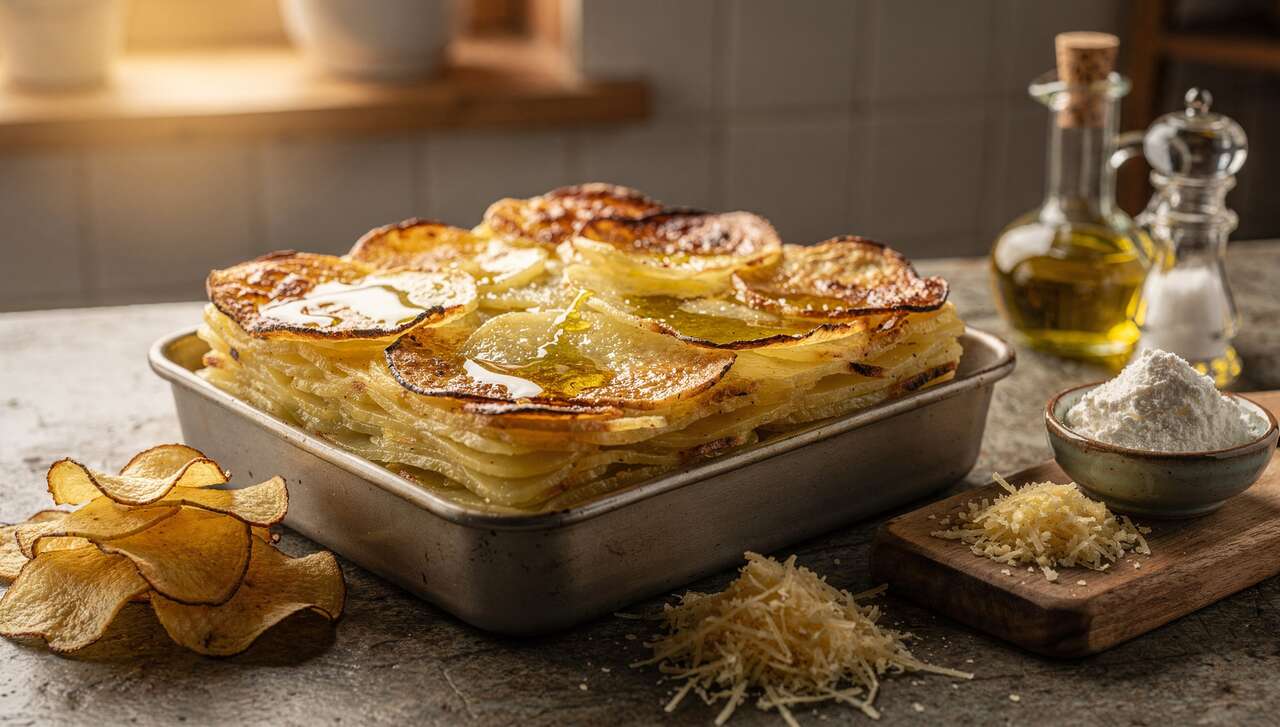 Gâteau Invisible de Pommes de Terre : recette Pinterest Inratable