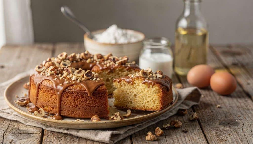 Gâteau au yaourt et noisette praliné : recette facile
