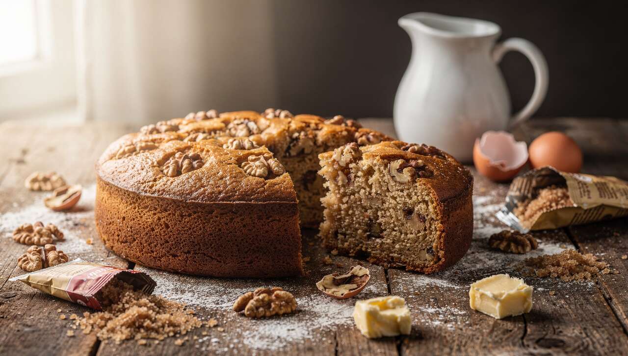 Gâteau aux noix facile avec Airfryer