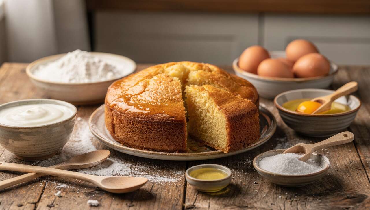 Recette facile : gâteau au yaourt moelleux