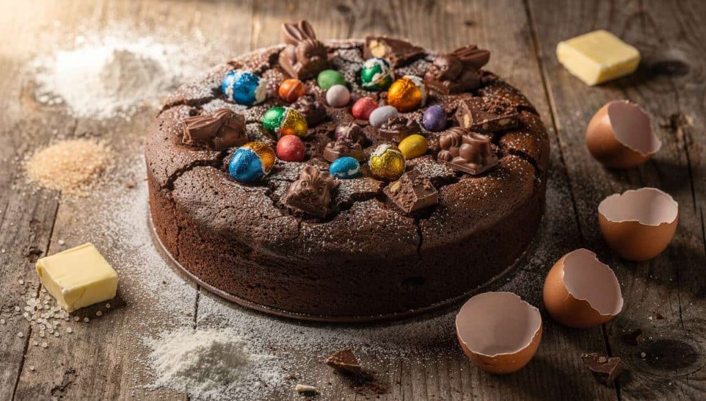 Gâteau avec restes de chocolat de Pâques : délicieuse recette anti-gaspillage