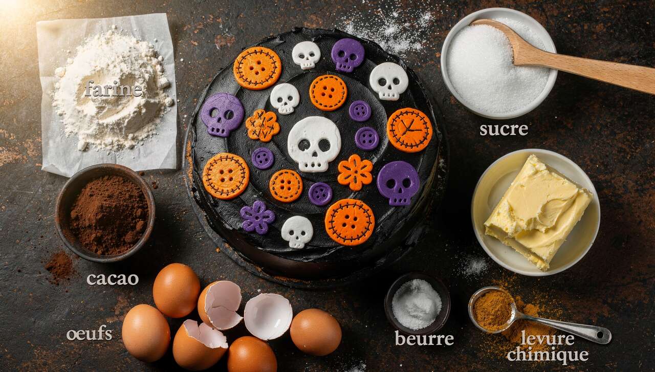 Gâteau boutons d'Halloween : recette effrayante et gourmande