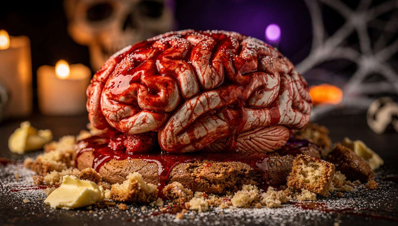 Gâteau cerveau sanglant : recette terrifiante pour Halloween