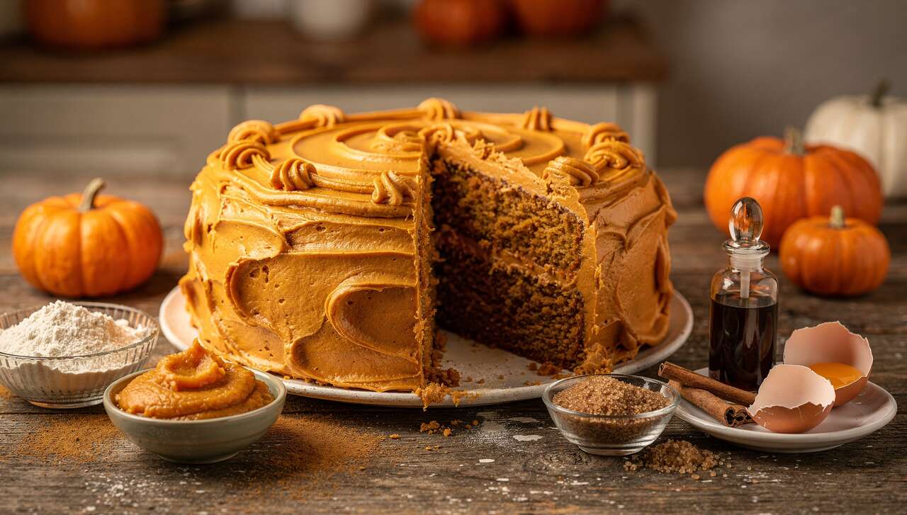 Gâteau d'Halloween au potimarron : recette savoureuse