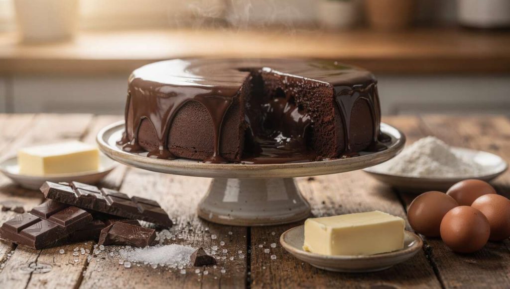 Gâteau fondant au chocolat pour la fête des pères : recette facile à préparer à l'avance