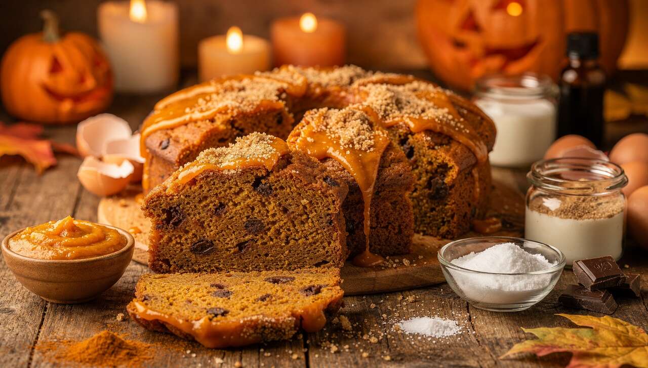 Gâteau citrouille surprise : recette savoureuse d'halloween